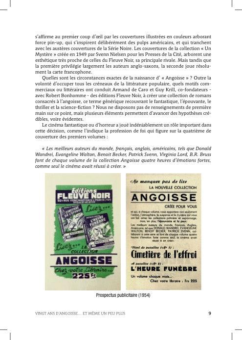 Angoisse - Exploration d'une collection - Volume 1