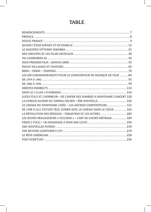 Précommande BACKSTAGE – Livre Autobiographique de Fabio Frizzi