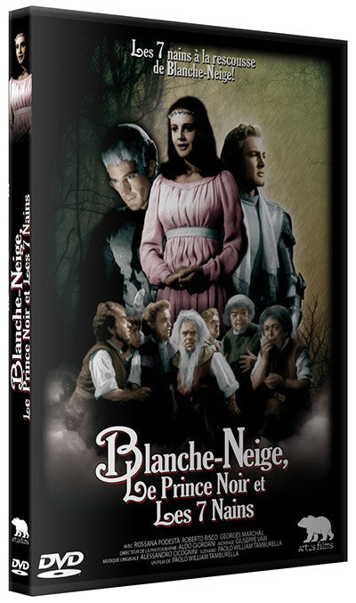 Blanche-Neige, le prince noir, et les sept nains