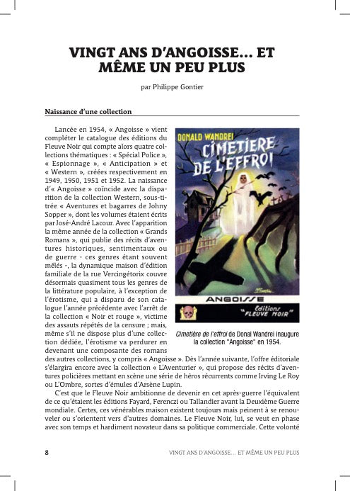 Angoisse - Exploration d'une collection - Volume 1